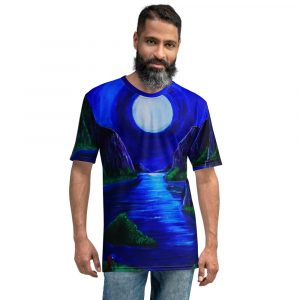 Moonlight Men's T-shirt, in the Traveler Series by Artist Chris Purcell